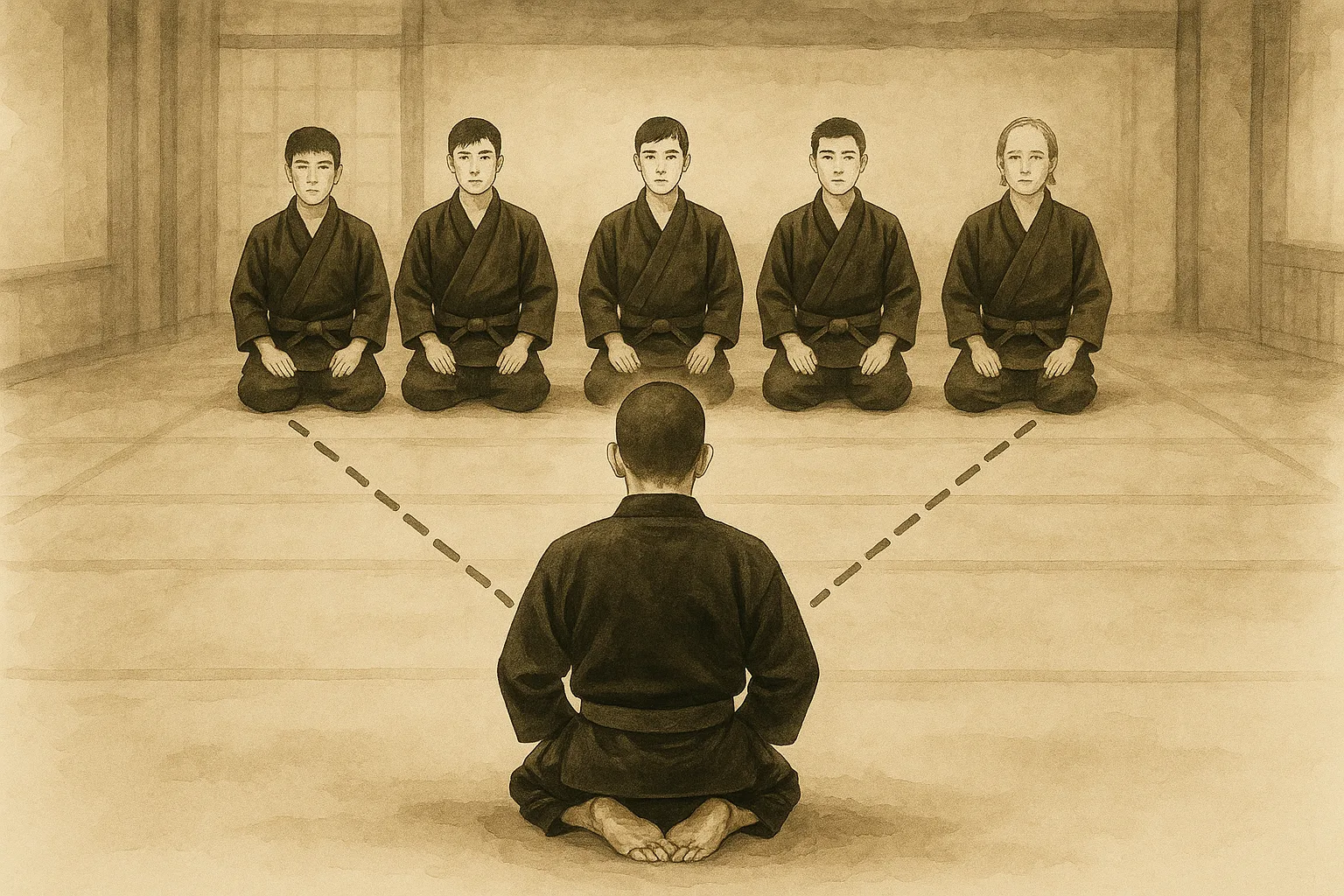 Le salut Bujinkan